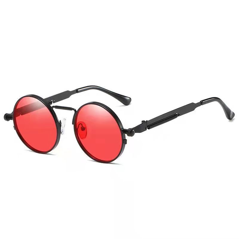 Gafas de Sol de estilo Punk Vintage de Metal para hombre, Gafas de Sol redondas Retro Y2K Cyberpunk para Mujer, Gafas de , Gafas Sol para Mujer UV400