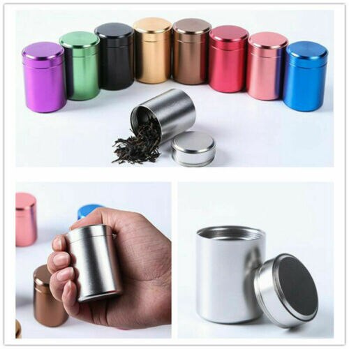 Premium fly aluminium lufttæt opbevaringsbeholder 1.3 tommer multi-brug vakuumforsegling bærbar opbevaringsbeholder 70ml