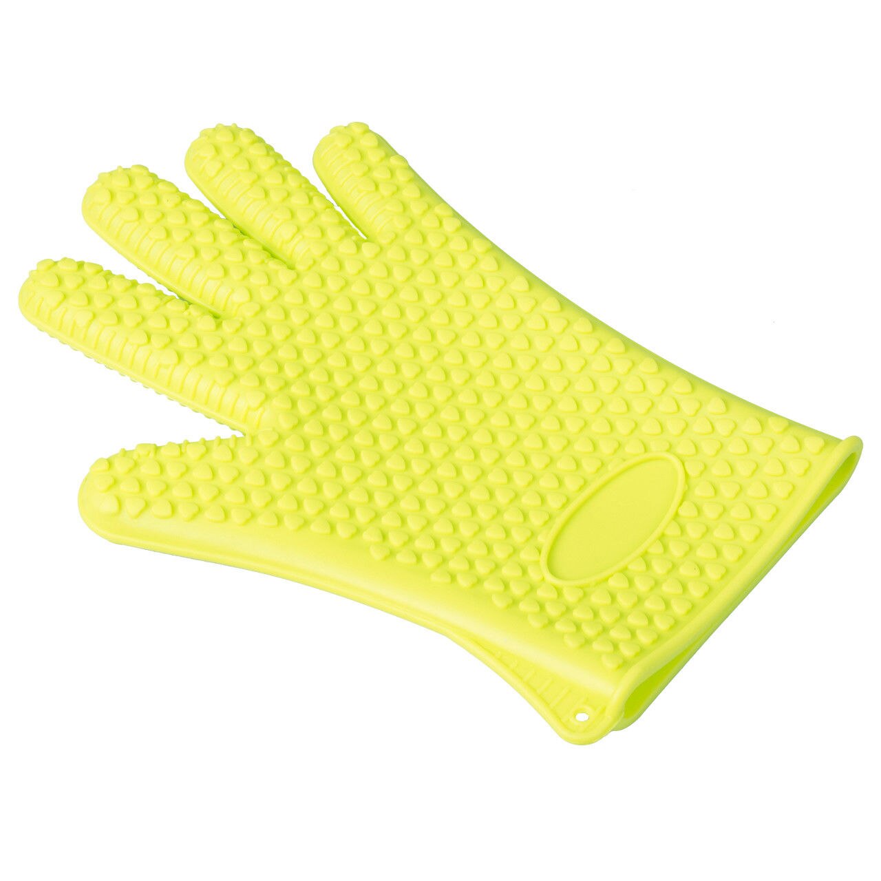 Silicone Kitchen Safety Protect Heat Resistant Gloves Multifunction Oven Grill Pot Holder BBQ Cooking Mitts: Green