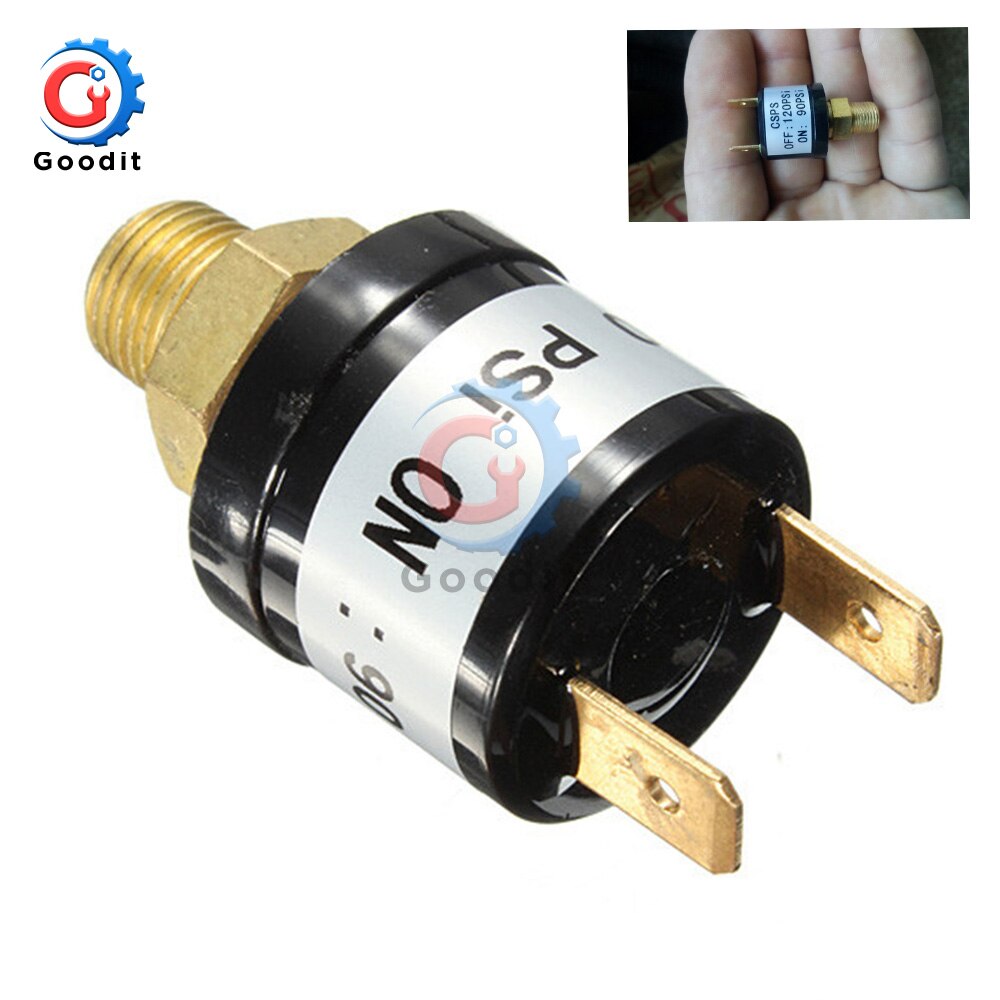 90 PSI -120 PSI Pressure Switches Valves Switch Air Compressor Pressure Control Switch Valve Heavy Duty