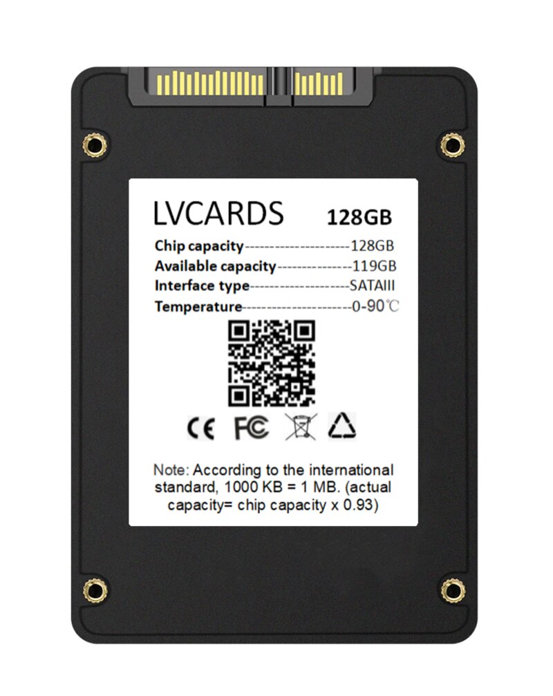 LVCARDS-unidad de estado sólido SSD 120, 240GB, 360GB, 720GB, 960GB, 2,5 GB, 128g, 256GB, 512GB, 1TB, disco duro de 2,5 pulgadas, precio más bajo