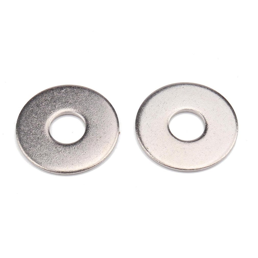 90Stck 304 Edelstahl M6/M8/M10 Große Größe Flache Unterlegscheibe Größehe Metall Dichtung Meson Unterlegscheiben mit Kunststoff Kasten