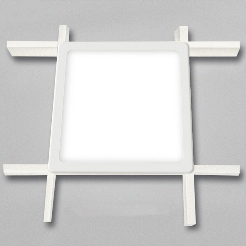 AC 85-265V Ultra Thin Round Square LED Panel Light 6W 8W 15W 20W Aluminum Ceiling Recessed Downlight open hole adjustable