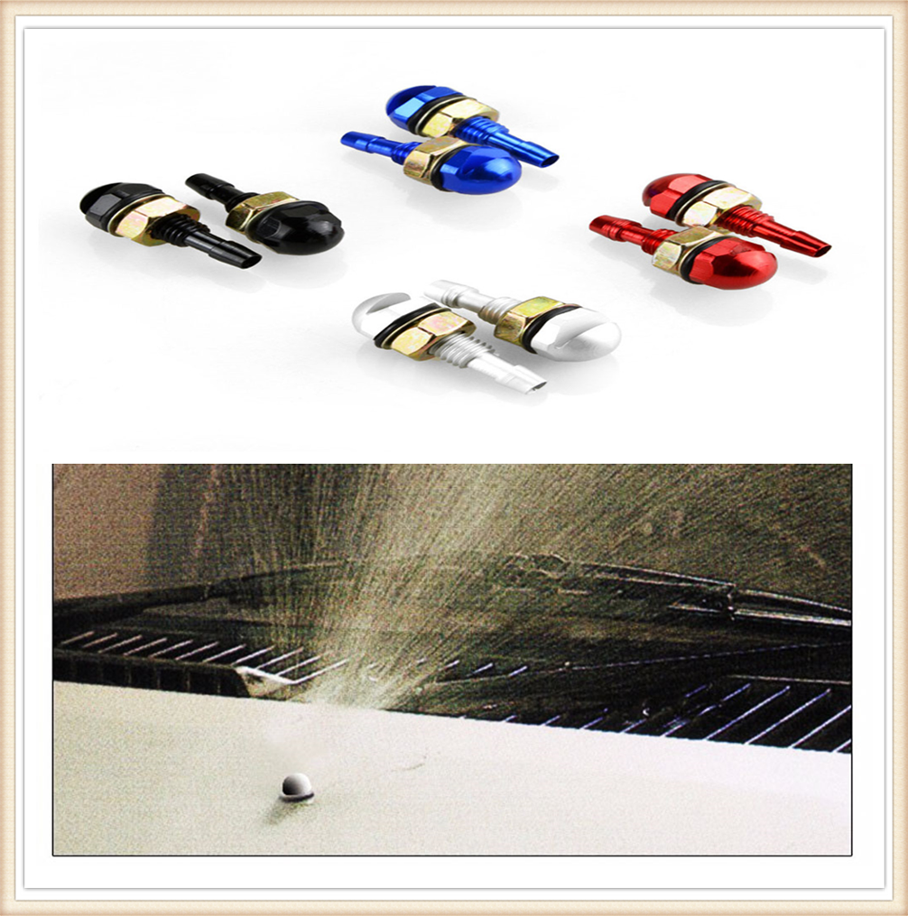 Auto Voorruit Spray Water Motorkap Wiper Nozzle Voor Peugeot 206 307 406 407 207 208 308 508 3008 4008 6008 301 408