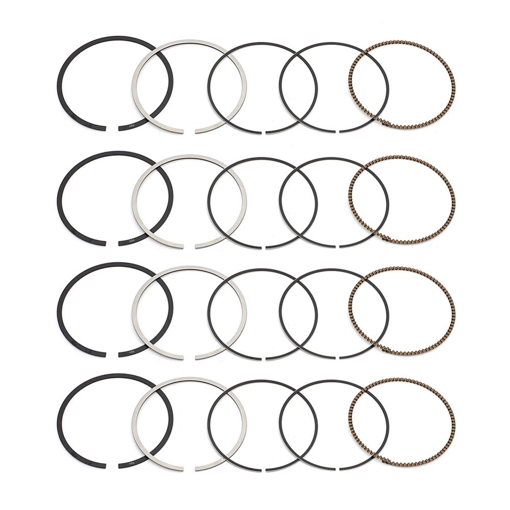 Motorcycle Piston rings For Kawasaki ZZR400 ZZR 400 1992 - 2003 ZRX400 ZRX 400 I II III Engine Parts STD Bore Size 57.5mm