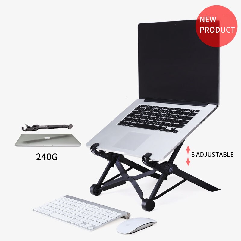 8 Levels Light Weight Laptop Stand Computer Desk Computer Table Folding Table Portable Lifting Laptop Stand