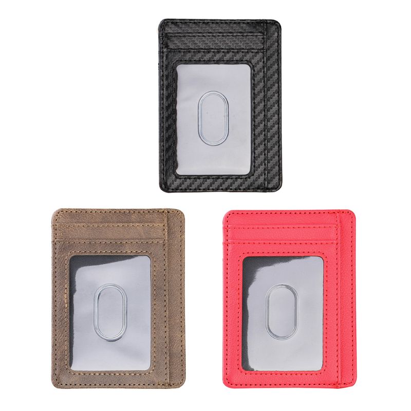 Ultra Slim RFID Blocking Minimalist Wallet Business Card Cover Case Super Thin K9FE