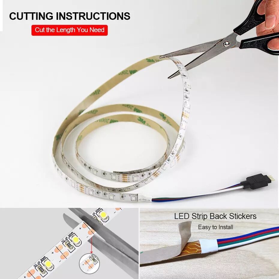 DC 5 V USB LED Strips 2835 5050 Wit Warm Wit Tira LED Strip Licht TV Achtergrond Verlichting Tape Thuis flexibele Decor Lamp 1-5 m