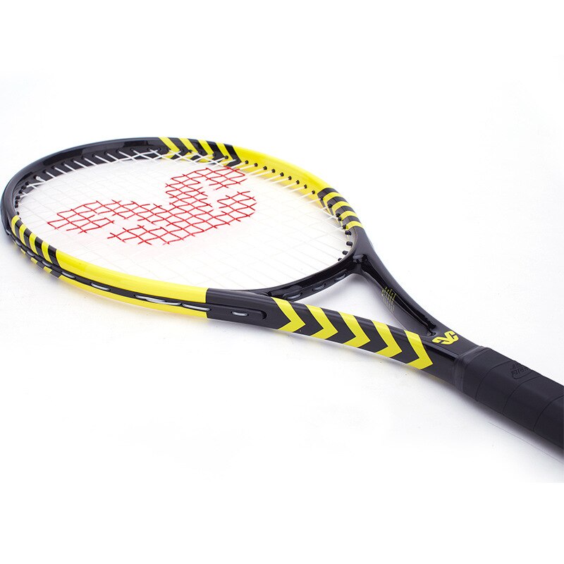 Professionele Aluminiumlegering Tennis Training Racket Voor Jong Volwassenen Geavanceerde Rackets Schokabsorptie Handvat