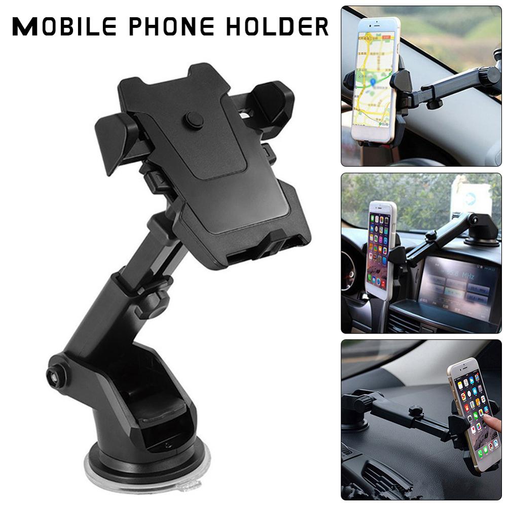 360 Graden Universele Smartphone Car Mount Houder Verstelbare Telefoon Montage Zuignap Houder