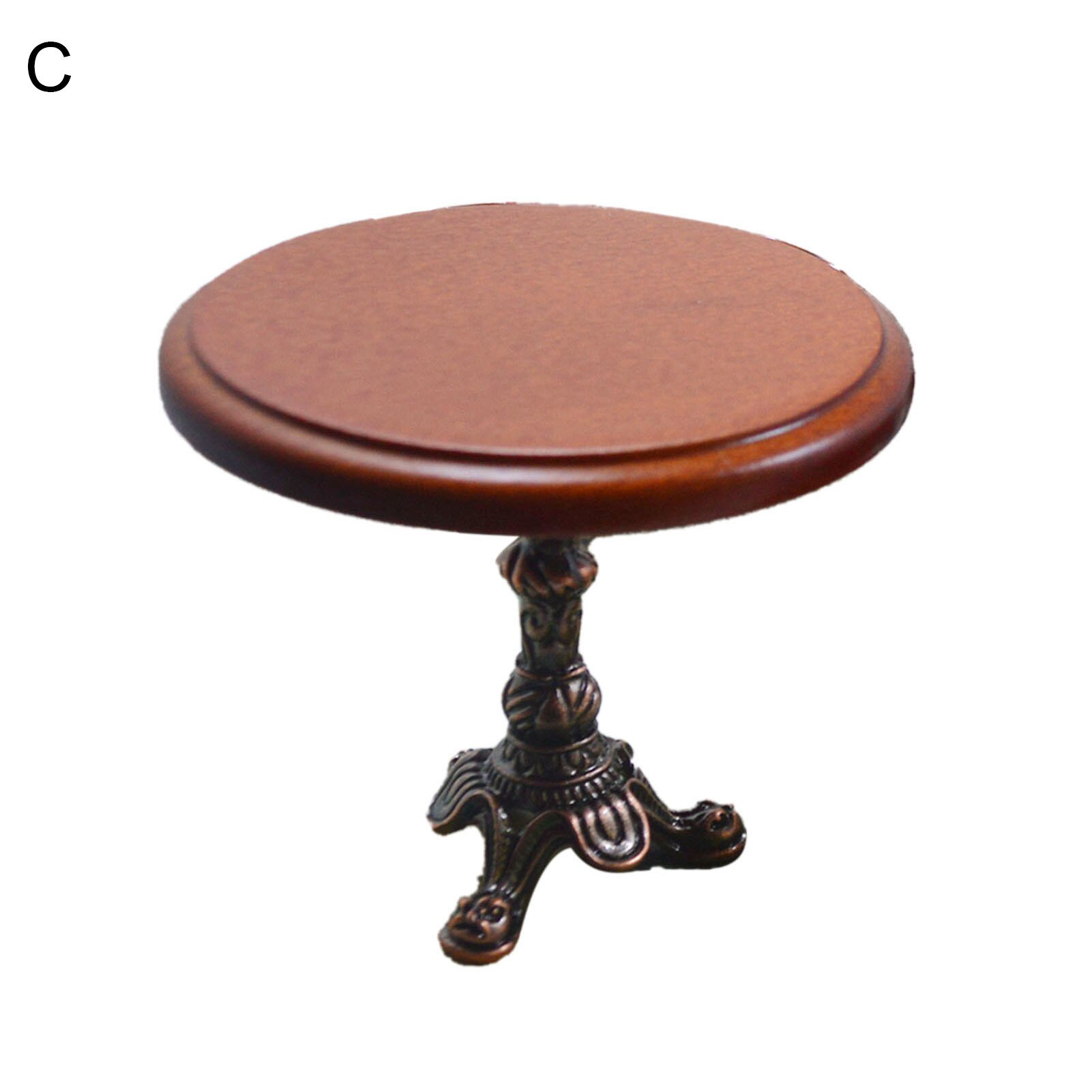 1/12 Dollhouse Realistische Aantrekkelijke Interessante Mini Meubels Bench Eettafel Model Speelgoed Miniatuur Landschap: C