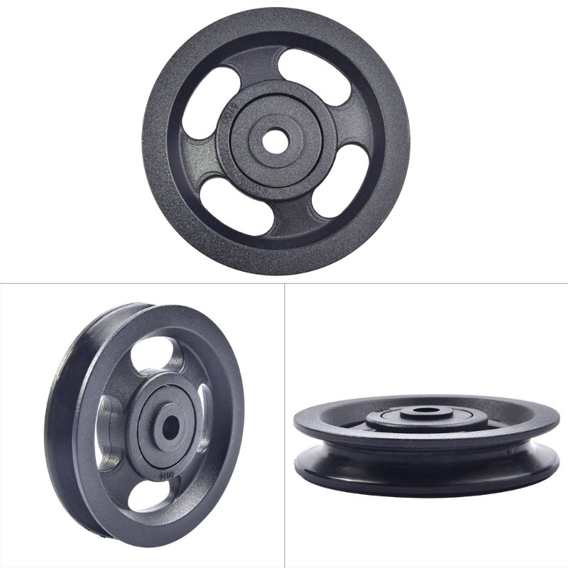 100 mm touwkatrol, draadkabelhaspel Nylon katrol voor touwen DIY Gym Fitnessapparatuur kabelmachine draadkabelrol 24BD