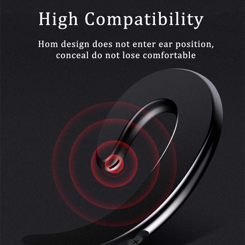 Beengeleiding Oortelefoon Draadloze Bluetooth 4.2 Sport Stereo Oorhaak Headset Met Microfoon Voor Laptop Tablet Voor Huawei Voor Xiaomi