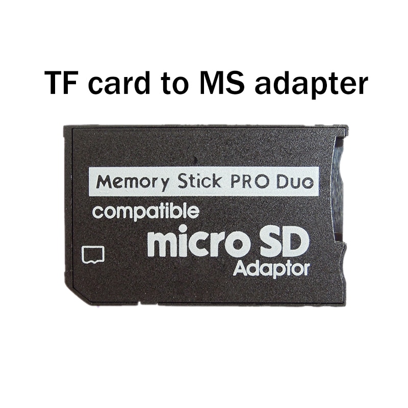 Tf Naar Ms Adapter Tf Geheugenkaart Naar Ms Card Adapter Microsd Naar Ms Pro Duo Memory Stick Geheugenkaart geschikt Voor Camera Psp Telefoon