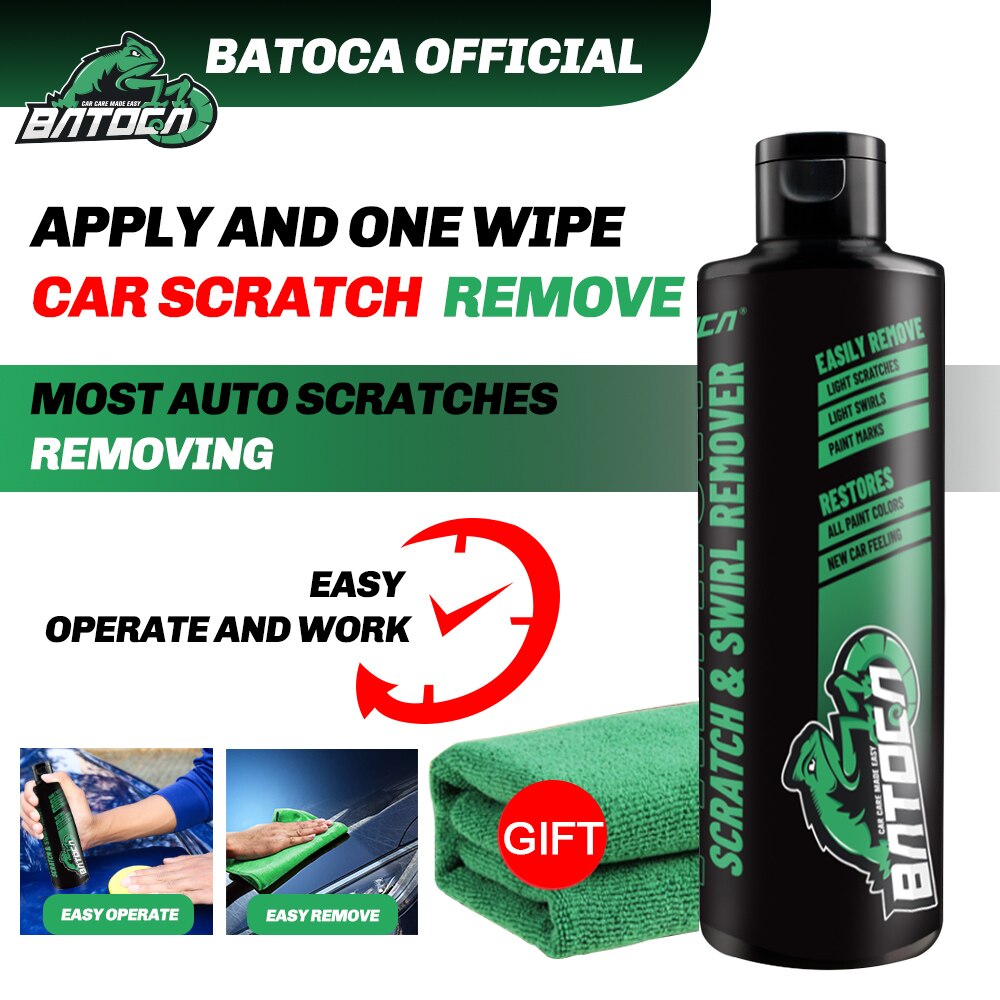 Batoca 250ml ridsefjerner bilkarosseripleje reparation polering ultimativ ridse- og hvirvelfjerner sammensat slibevoks: Fjerner  k1