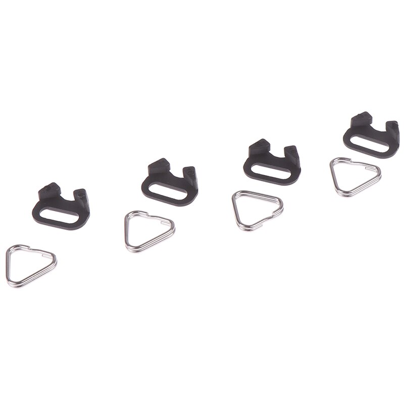 4 sett belte krok kamera skulderrem delt trekant ringe erstatning kamera stropp spenne til digital kamera stropp delt ringetone