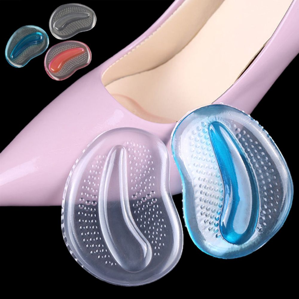 1 Paar Gel Siliconen Voorvoet Pads Inlegzolen Inserts Massager Anti-Slip Pijnbestrijding Voetverzorging Gereedschap Schoenen Accessoires
