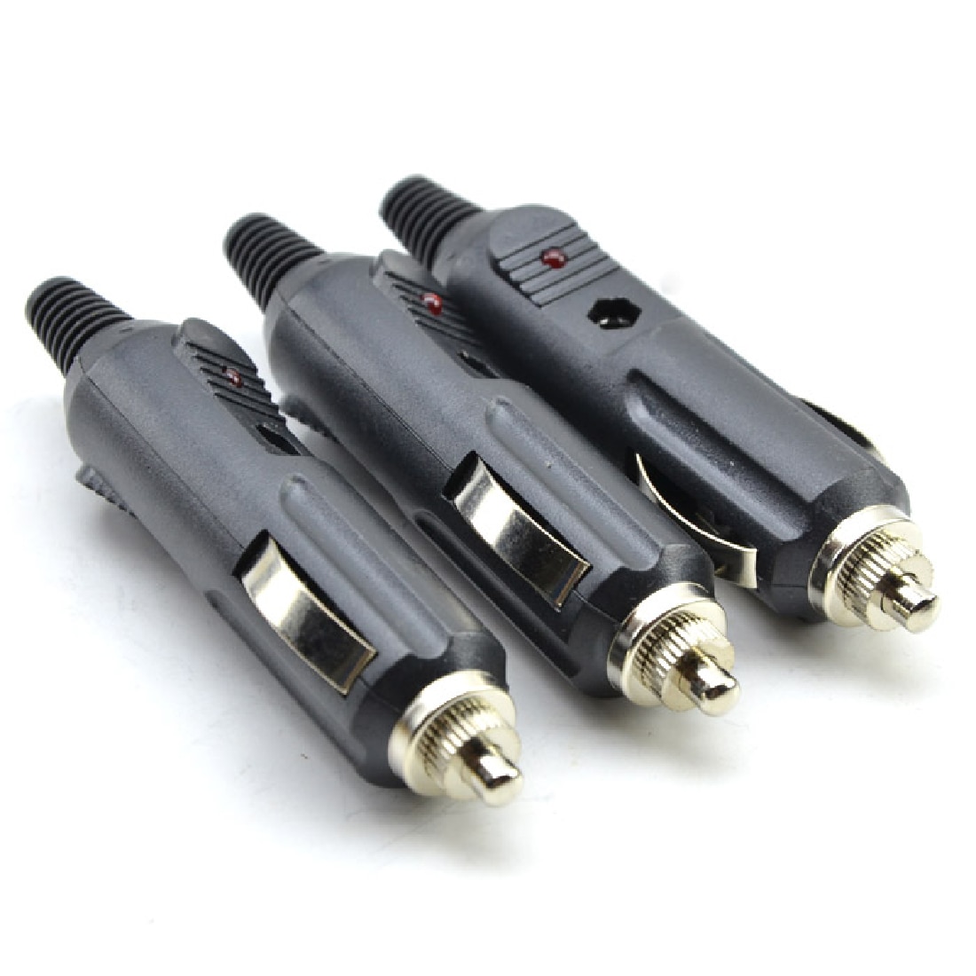 Dewtreetali 12V 24V 10A Car Accessory Male Cigarette Lighter Socket Converter Plug plastic and metal