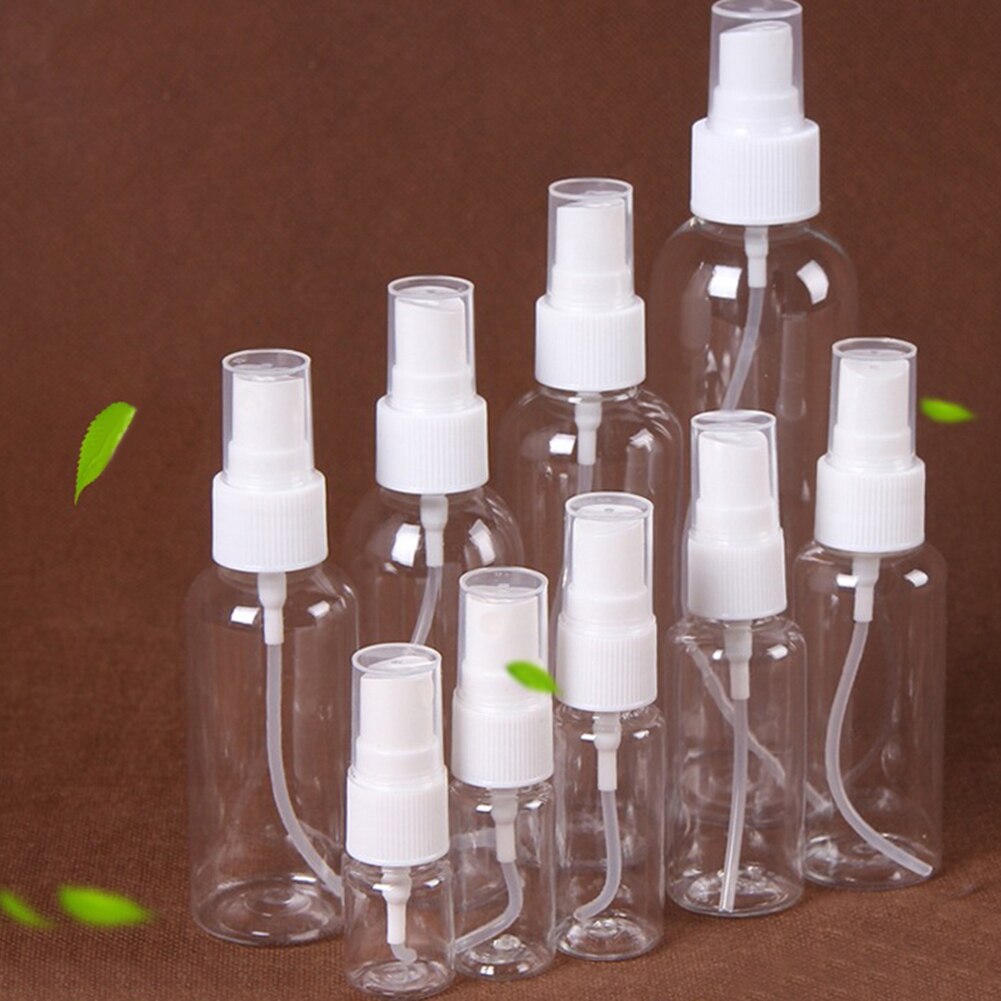 1Pc Travel Transparent Plastic Perfume Atomizer Small Mini Empty Spray Refillable Bottle Cosmetic Sample Containe