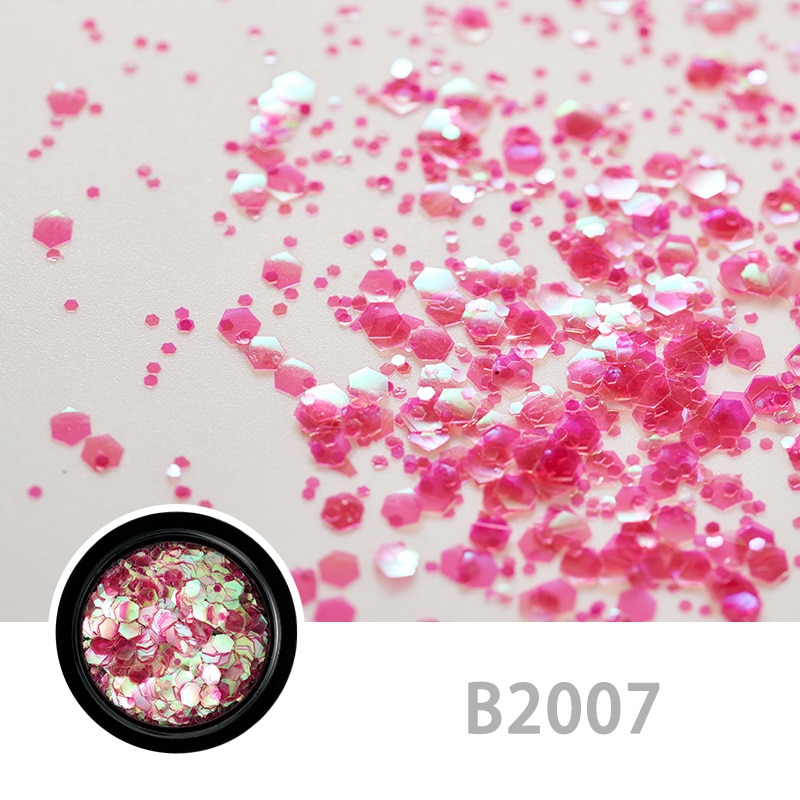 12 couleurs paillettes ongles strass petites perles irrégulières manucure 3D Nail Art décoration dans les accessoires de roue