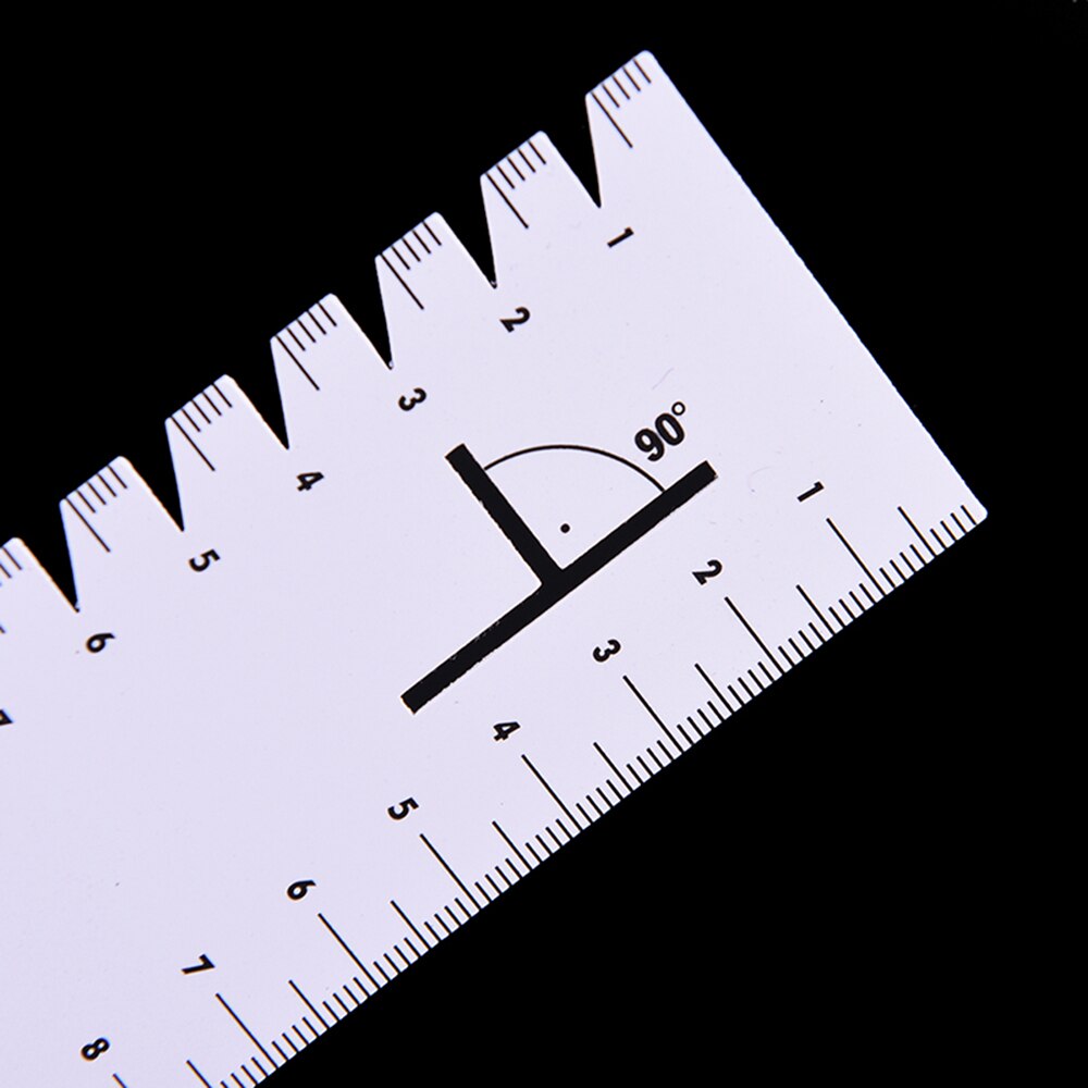 2/1Pcs Quilting Ruler DIY Sewing Patchwork Ruler Plastic Thickness Ruler Measure Gauge for Sewing Clothing Quilter Gauge Tools