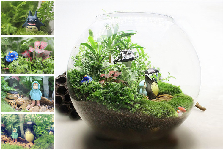 1pc handgemaakte micro-ecologische transparante vazen, multifunctionele glazen vazen met deksel, huwelijksdecoratie, huisdecoratie  jy 1203