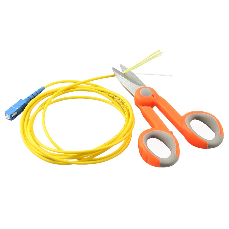 Ciseaux en Kevlar, 10 pièces/lot, Fiber confortable, en queue de cochon, outil de coupe pour Fiber optique aramide