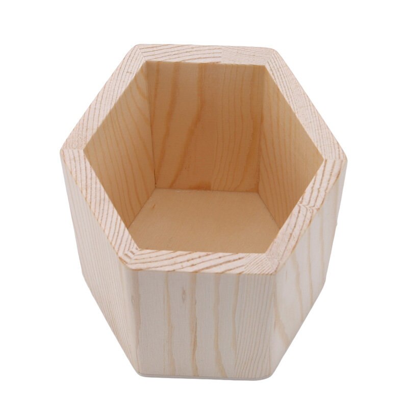 Multi-function Bamboo Made Desk Stationery Organizer Pen Pencil Holder Storage Box Case Square Container