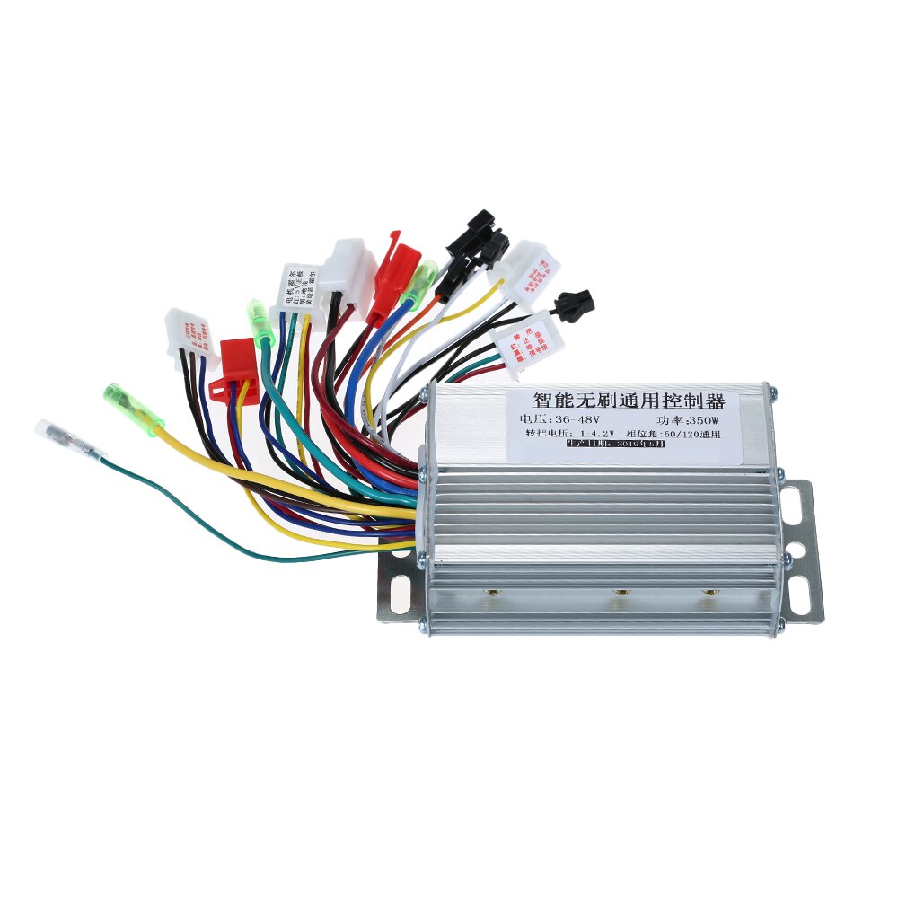 Bicicleta eléctrica de 36V-48V y 350W, ciclomotor sin escobillas CC, regulador de velocidad y estilismo
