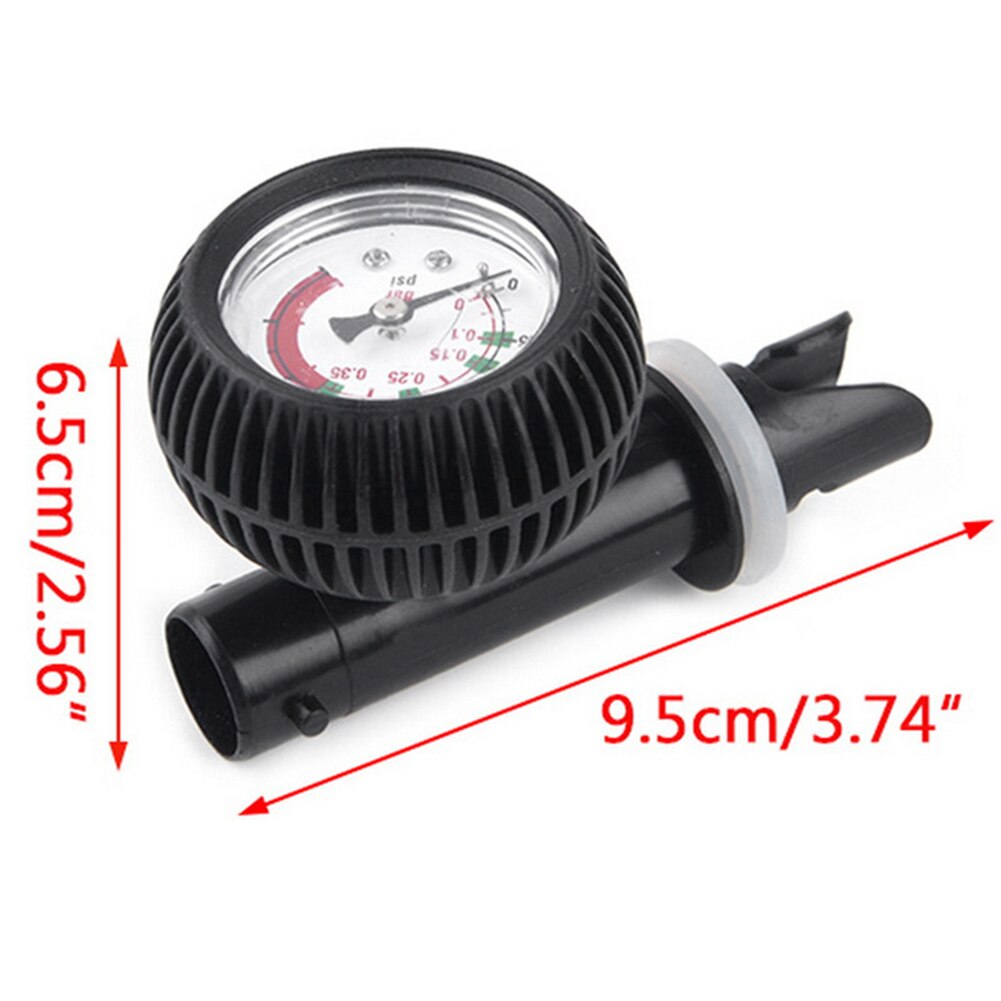 5.08psi PVC Pressure Gauge Air Thermometer Test Manometer For Inflatable Boat Kayak Board Surfing Air Pressure Gauge