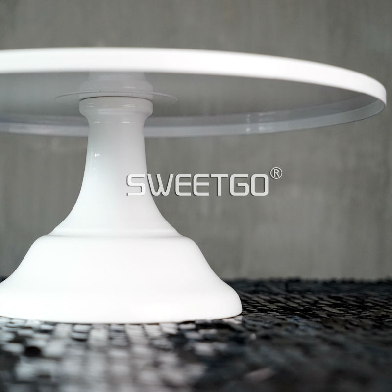 Sweet go Grand boulanger présentoir à gâteaux 12 pouces blanc outils de mariage Fondant ustensiles de cuisson Cupcake décoration fournitures Dessert Table Pops