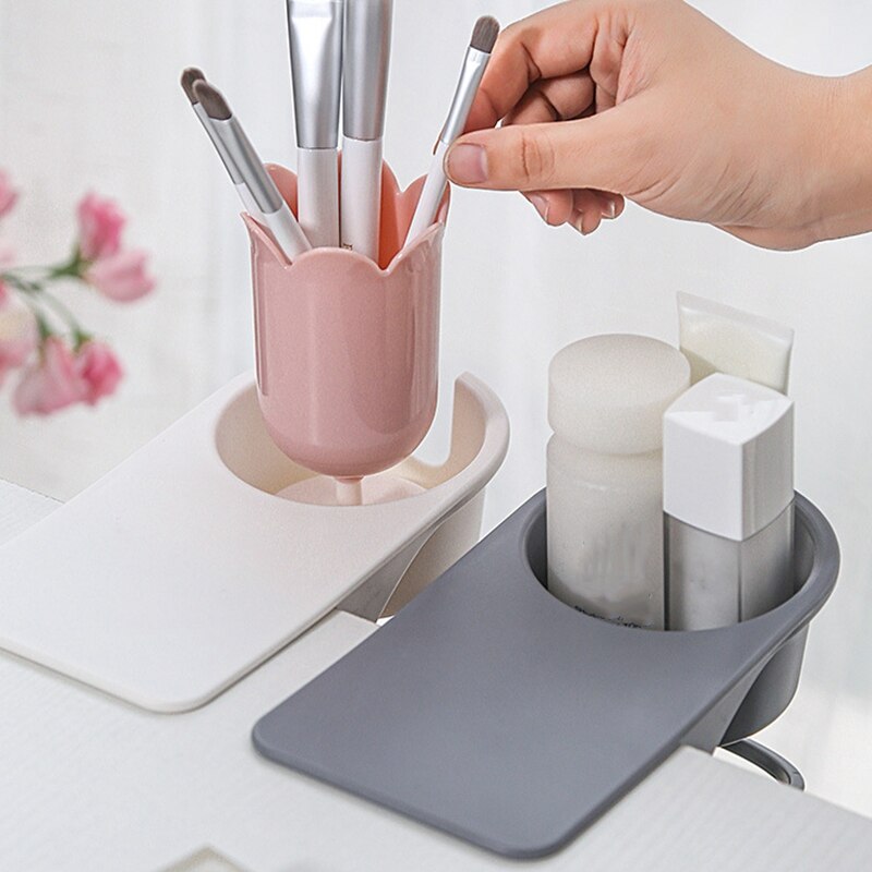 Coffee Drink Cup Holder Table Side Water Cup Shelf Office Desktop Computer Desk Fixed Cup Holder Storage Clip