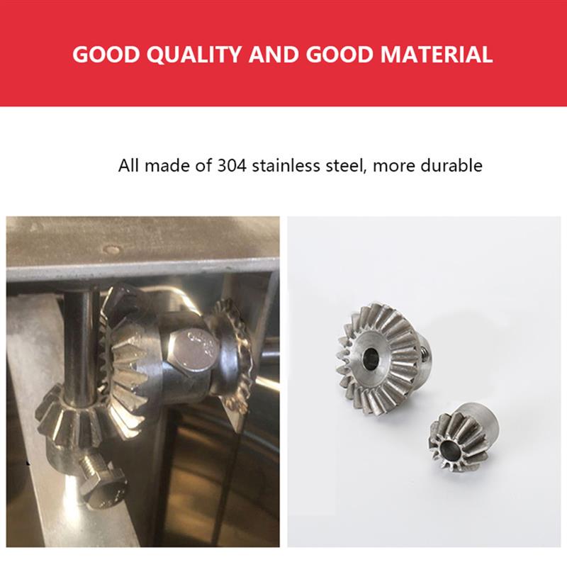 Juego de engranajes de llave de tornillo de acero inoxidable, accesorios de alta dureza para Extractor de miel, herramientas de apicultura para reparación de Extractor