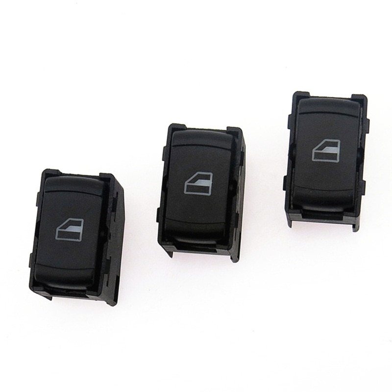 Wnętrze samochodu po stronie kierowcy główny przełącznik okna elektrycznego przycisk dla Passat B5 Bora golf 4 MK4 siedziba Leon toledo 1J4959857D 3B0959855B: 3xWindow Switch