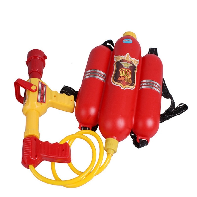 freundlicher Feuerwehrmann Spritzgerät Spielzeug Rucksack Strand Spielen Wasser Sommer Strand Wasser Party Favors Spielzeug