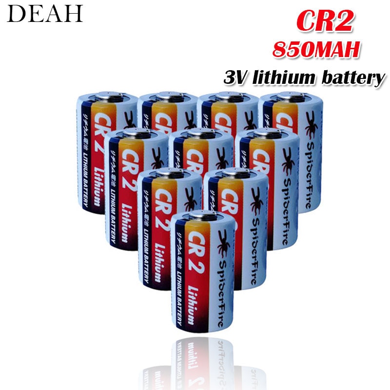 10Pcs 3V 850Mah CR2 CR15H270 CR15266 Lithium Batterij CR2 Voor Zaklamp Alarmsysteem Afstandsmeter Water Meter Primaire droge Batterij