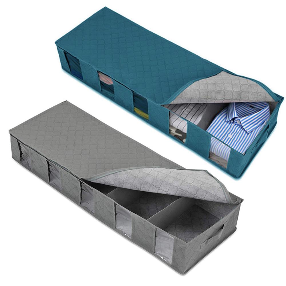 Opvouwbare Onder Bed Opbergzakken Grote Capaciteit Ademend Onderbed Opslag Bakken Dikke Kleding Opbergdozen Ritssluiting Organizer