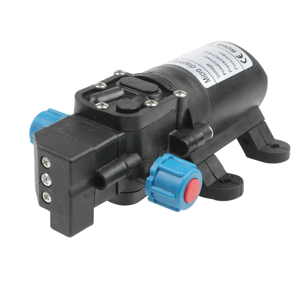 DC12V 60W Mikro Elektrische Membran Wasserpumpe Automatische Schalter Hochdruck Auto Waschen sprühen Wasser Pumpe 3-5L/min