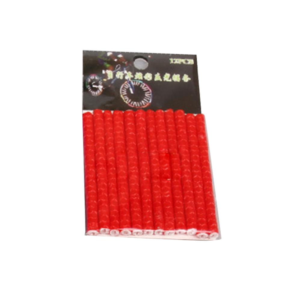 1 Pack Of Bicycle Colorful Reflective Spokes UV Resistant Waterproof Abrasion Resistant Reflective Strips Bicycle Upgrade: Red