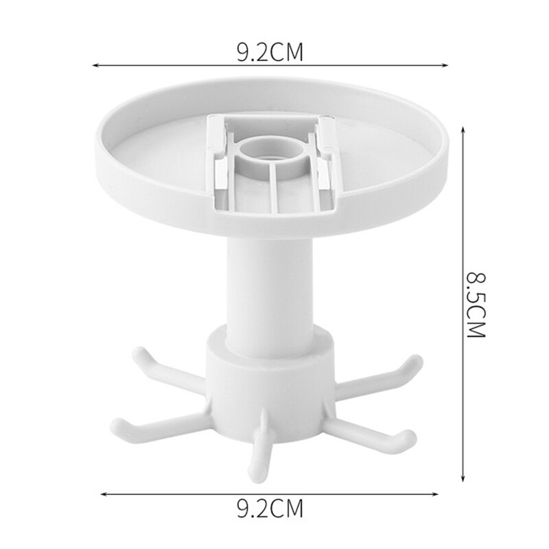 1PC Rotating Hook Bathroom Hook Holder Kitchen Storage Rack Under Shelf Rotate Towel Hook Kitchenware Cabinet Storage Organizer: 07 1