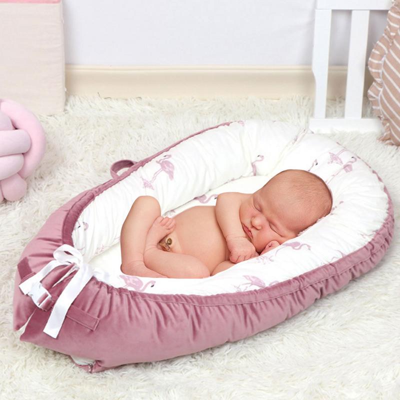 Nueva cuna portátil para bebé, cuna para recién nacido, cuna plegable de viaje para bebé, nido para dormir, cama
