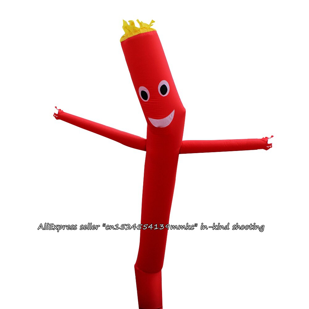 Air Dancer Sky Dancer Inflatable Tube Sky Puppet Man Puppet 20FT 6M for 45CM Blower Red