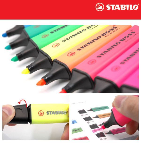 15 Pack Stabilo Boss Markeerstiften-Originele 9 Kleuren En 6 Pastel Kleuren Markeerstift Gratis Shİppİng