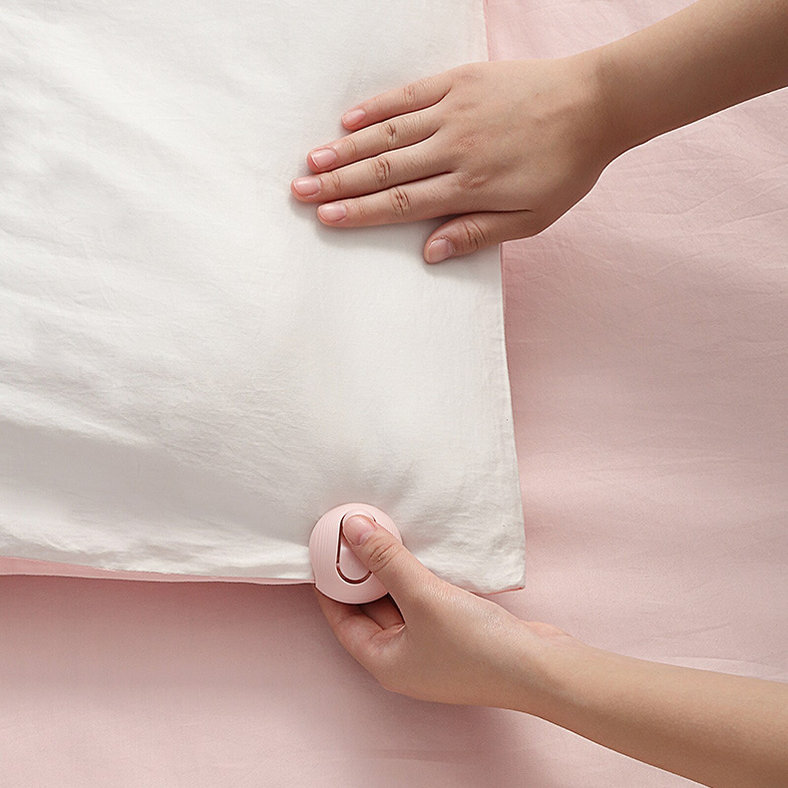 Quilt Bevestigingsclip Mini Anti-Slip Huishoudelijke Bed Sheet Fasteners Plastic Fixator Voor Quilt Dusty Roze/Mint Green/Wit