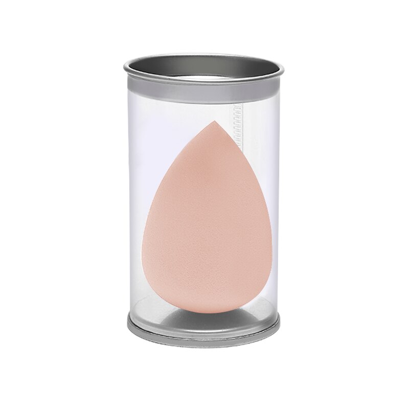 Borla cosmética para base de maquillaje, esponja hidrofílica en forma de gota de agua, no esponja de látex, herramienta de maquillaje de belleza para uso Dual en seco y mojado 1 ud.: Skin Tone