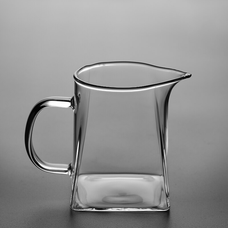 Tangpin värmebeständigt glas te kannor transparenter gongdaobei chahai glas kaffe te kopp drinkware: Stil a