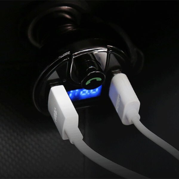 Auto Bluetooth 4.2 Fm-zender T20 Carkit Handsfree Ontvanger O Muziek Lcd Mp3 Speler Dual Usb Car Charger