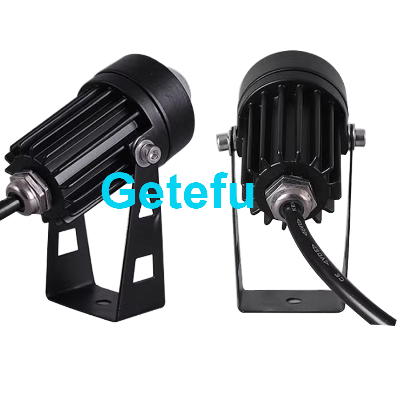 Foco LED al aire libre impermeable IP65 lámpara de pared ángulo estrecho reflector LED 3W 10W lámpara de punto de larga distancia lámpara de arandela de pared