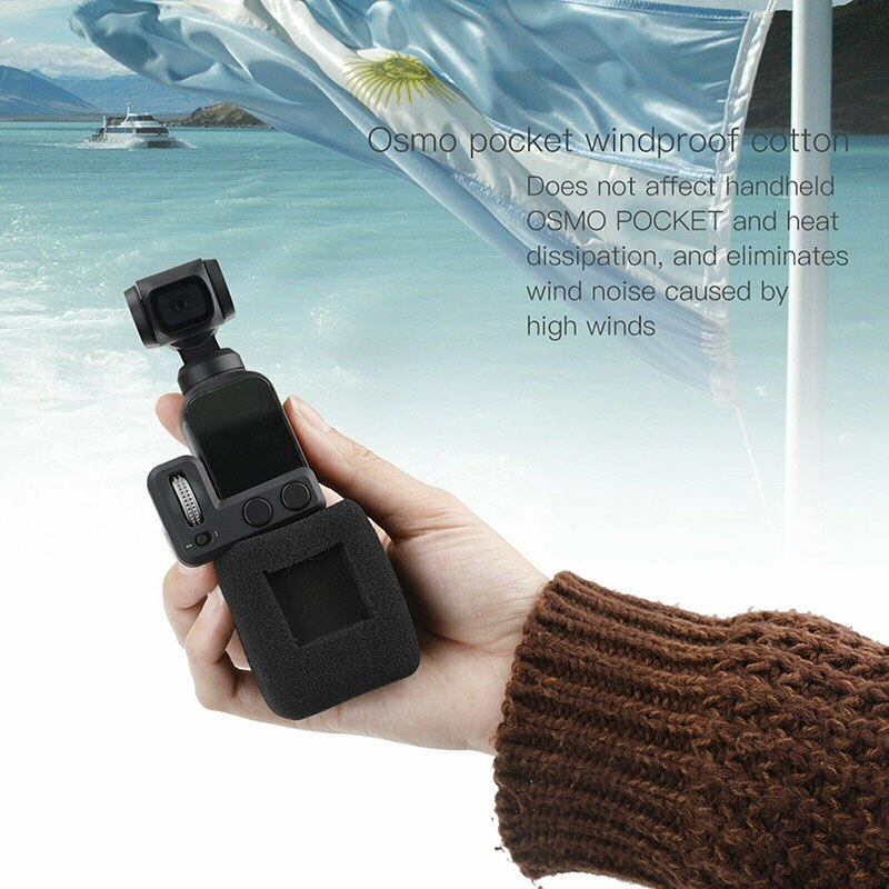 Flexible Microphone Wind Noise Reduction High Density Wind-proof Sponge Cover Case For DJI Osmo Pocket Accessories