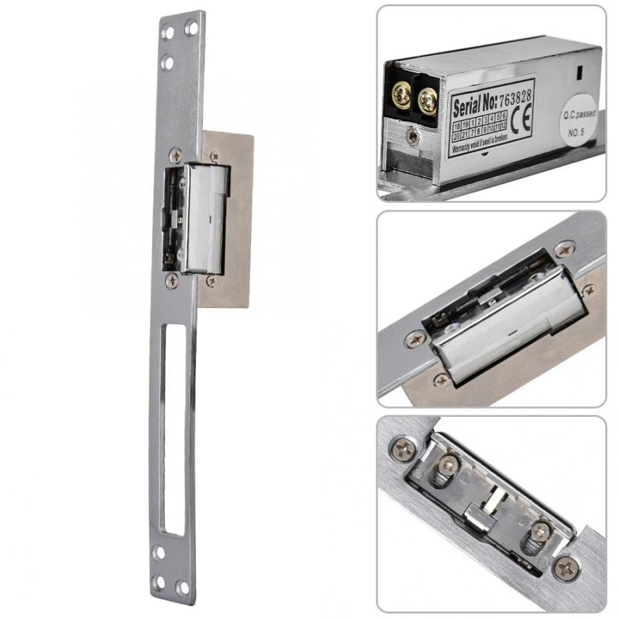 Electric Bolt Lock DC 12V Electric Bolt Lock Intelligent Guard Cathode Strike Lock Door Access Control